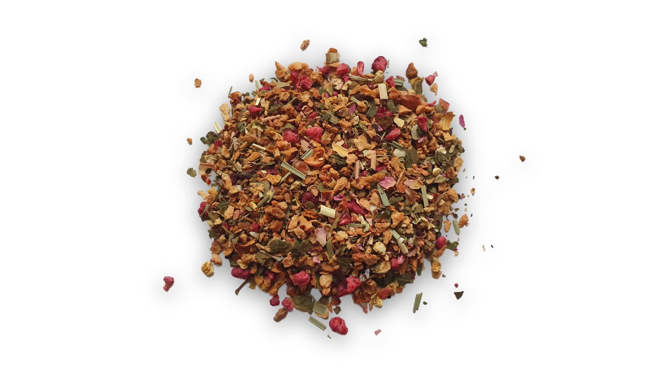 Unser erster Bio-Früchtetee* von mysmarTIME hat eine dezente Beeren-Zitrus-Note und kommt ganz ohne Aromen, Allergene und Zusatzstoffe aus.